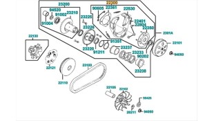 ΒΑΣΗ ΚΟΜΠΛΕΡ ΜΕ ΣΙΑΓΩΝΕΣ KYMCO PEOPLE S 125 ΑΝΤΑΛΛΑΚΤΙΚΑ