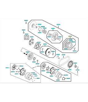 ΚΑΠΑΚΙ ΗΜΙΤΡΟΧΑΛΙΑΣ ΣΤΑΘΕΡΗΣ ΚΟΜΠΛΕ KYMCO MXU/UXV/MAXXER ΑΝΤΑΛΛΑΚΤΙΚΑ