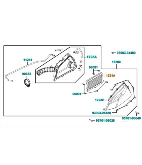 ΦΙΛΤΡΟ ΑΕΡΑ KYMCO 1721A-AEB9-E00 ΑΝΤΑΛΛΑΚΤΙΚΑ