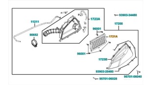 ΦΙΛΤΡΟ ΑΕΡΑ KYMCO 1721A-AEB9-E00 ΑΝΤΑΛΛΑΚΤΙΚΑ