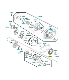 ΗΜΙΤΡΟΧΑΛΙΑ ΜΕ ΕΞ/ΚΑ ΠΤΕΡΥΓΙΑ KYMCO MXU 450/465 ΑΝΤΑΛΛΑΚΤΙΚΑ