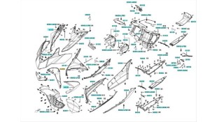 ΠΟΔΙΑ Α ΕΜΠΡΟΣΘΙΑ ΔΕΞΙΑ ΜΑΥΡΟ ΜΑΤ KYMCO XCITING 400 ΑΝΤΑΛΛΑΚΤΙΚΑ
