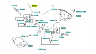 ΚΑΘΡΕΦΤΗΣ ΔΕΞΙΟΣ AGILITY CARRY 125i
