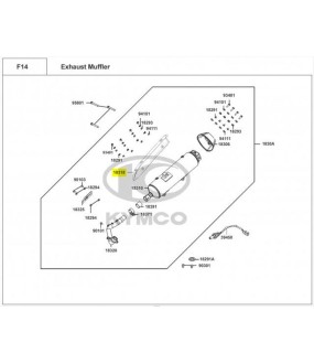 ΠΡΟΣΤ/ΚΟ ΕΞΑΤΜΙΣΗΣ KYMCO PEOPLE S 300i ABS ΑΝΤΑΛΛΑΚΤΙΚΑ