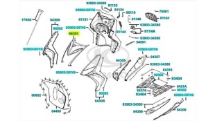ΠΟΔΙΑ ΕΜΠΡΟΣΘΙΑ ΠΕΤΡΟΛ KYMCO AGILITY 16+ SPARE PARTS