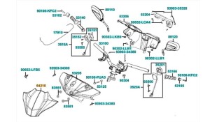 ΚΡΥΣΤΑΛΛΟ ΦΕΡΙΓΚ KYMCO AGILITY S 200