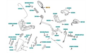 ΚΑΘΡΕΦΤΗΣ ΔΕΞΙΟΣ KYMCO SKYTOWN 125 SPARE PARTS