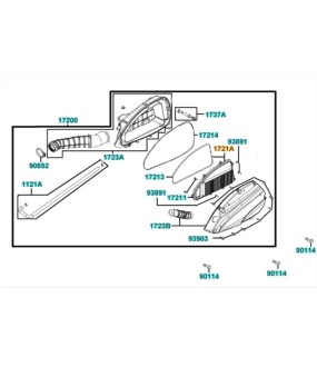 ΦΙΛΤΡΟ ΑΕΡΑ KYMCO 1721A-ABD2-C00 ΑΝΤΑΛΛΑΚΤΙΚΑ