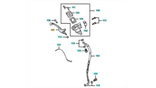ΜΑΝΕΤΑ ΔΕΞΙΑ ΑΣΗΜΙ KYMCO PEOPLE/VITALITY