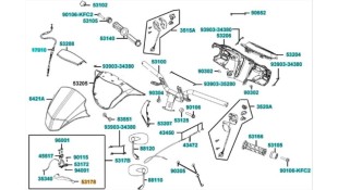 ΜΑΝΕΤΑ ΑΡΙΣΤΕΡΗ KYMCO AGILITY/SUPER 8