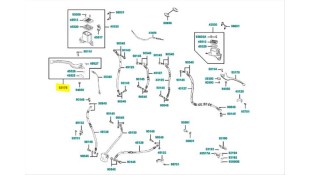 ΜΑΝΕΤΑ ΦΡΕΝΟΥ ΔΕΞΙΑ ΜΑΥΡΗ KYMCO MXU 250/300