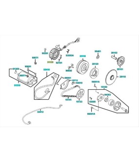 ΜΑΝΙΑΤΟ ΚΟΜΠΛΕ D414 KYMCO MXU 250