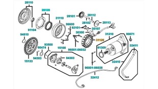 ΜΑΝΙΑΤΟ ΚΟΜΠΛΕ KYMCO MXU 400/450