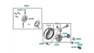 ΜΑΝΙΑΤΟ ΚΟΜΠΛΕ KYMCO JETIX 125