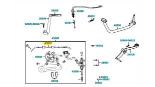 ΣΩΛΗΝΑΚΙ ΟΠΙΣΘΙΟΥ ΦΡΕΝΟΥ KYMCO JETIX 50/125