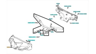 ΜΑΣΚΑ ΤΙΜΟΝΙΟΥ ΑΝΘΡΑΚΙ KYMCO STRAIGHT/ACTIV