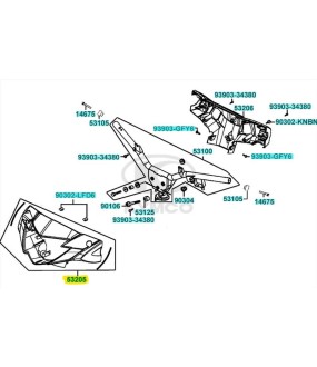 ΜΑΣΚΑ ΤΙΜΟΝΙΟΥ ΛΕΥΚΗ KYMCO JETIX 50/125 ΑΝΤΑΛΛΑΚΤΙΚΑ