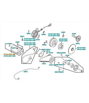 ΜΟΤΕΡ ΜΙΖΑΣ KYMCO MXU/MAXXER