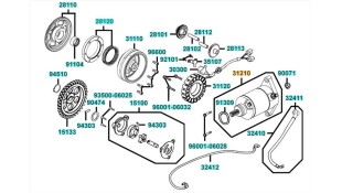 ΜΟΤΕΡ ΜΙΖΑΣ KYMCO MAXXER/MXU 450 ΗΛΕΚΤΡΙΚΑ