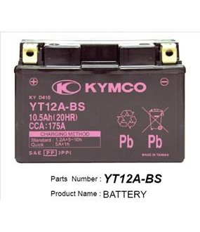 ΜΠΑΤΑΡΙΑ KYMCO YUASA (ΥΤ12Α-ΒS)