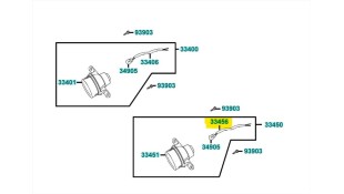 ΝΤΟΥΙ ΕΜΠΡΟΣ ΑΡΙΣΤΕΡΟ ΦΛΑΣ KYMCO MXU SPARE PARTS