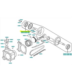 ΡΟΥΛΕΜΑΝ ΣΤΡΟΦΑΛΟΥ KYMCO 250/300 6307C3 ΑΝΤΑΛΛΑΚΤΙΚΑ