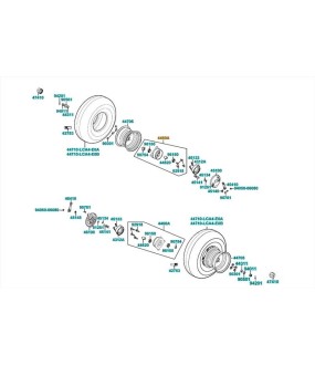 ΤΑΜΠΟΥΡΟ ΕΜΠΡΟΣΘΙΟ KYMCO MXU 50/150/170