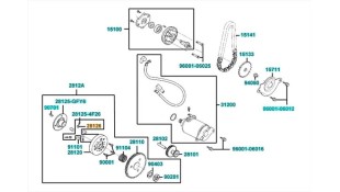 ΤΑΠΑ ΕΛΑΤΗΡΙΟΥ ΜΙΖΑΣ KYMCO AGILITY ΗΛΕΚΤΡΙΚΑ