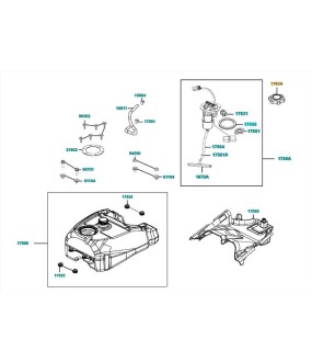 ΤΑΠΑ ΝΤΕΠΟΖΙΤΟΥ ΒΕΝΖΙΝΗΣ KYMCO MXU ΑΝΤΑΛΛΑΚΤΙΚΑ