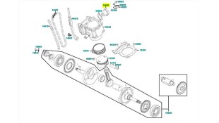 ΤΕΝΤΩΤΗΡΑΣ ΚΑΔΕΝΑΣ ΕΚΚΕΝΤΡΟΦΟΡΟΥ KYMCO MXU 300