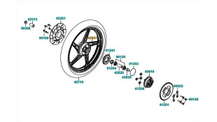 ΖΑΝΤΑ ΟΠΙΣΘΙΑ ΤΙΤΑΝΙΟ KYMCO JETIX 50/125