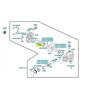 ΤΣΙΜΟΥΧΑ KYMCO MXU 300 91261-LCD9-E00 ΑΝΤΑΛΛΑΚΤΙΚΑ