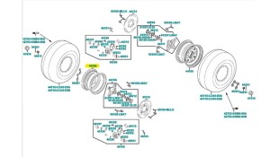 ΖΑΝΤΑ ΤΡΟΧΟΥ ΕΜΠΡΟΣΘΙΑ KYMCO MXU ΑΝΤΑΛΛΑΚΤΙΚΑ