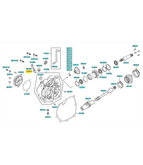 ΓΡΑΝΑΖΙ ΚΟΝΤΕΡ ΚΑΤΩ KYMCO MXU 300R ΑΝΤΑΛΛΑΚΤΙΚΑ