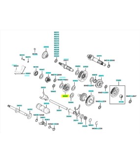ΓΡΑΝΑΖΙ ΚΙΝΗΣΗΣ ΕΜΠΡΟΣ KYMCO MXU 300 SPARE PARTS