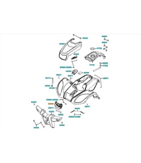 ΓΡΙΛΙΑ ΕΜΠ.ΠΟΔΙΑΣ ΚΕΝΤΡΙΚΗ KYMCO MXU ΑΝΤΑΛΛΑΚΤΙΚΑ