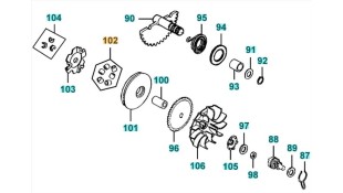 ΜΠΙΛΙΕΣ ΒΑΡΙΑΤΟΡ KYMCO 16x13 8.5gr ΑΝΤΑΛΛΑΚΤΙΚΑ