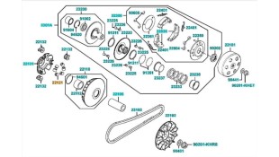 ΔΑΚΤΥΛΙΔΙΑ ΒΑΡ.(SΕΤ/6) KYMCO
