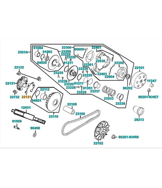 ΔΑΚΤΥΛΙΔΙΑ ΒΑΡ.(SΕΤ/6) KYMCO MXU/MAXXER/KXR ΑΝΤΑΛΛΑΚΤΙΚΑ ΔΑΚΤΥΛΙΔΙΑ ΒΑΡ.(SΕΤ/6) KYMCO MXU/MAXXER/KXR