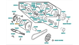 ΔΑΚΤΥΛΙΔΙΑ ΒΑΡ.(SΕΤ/6) KYMCO MXU/MAXXER/KXR ΑΝΤΑΛΛΑΚΤΙΚΑ