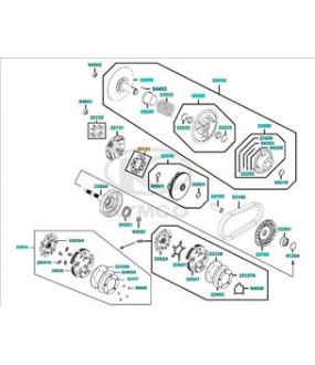 ΔΑΚΤΥΛΙΔΙΑ ΒΑΡ. (SΕΤ/8) KYMCO