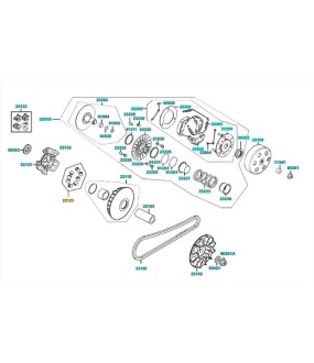 ΜΠΙΛΙΕΣ ΒΑΡΙΑΤΟΡ ΣΕΤ 8 ΤΕΜ. KYMCO 20x12 12.2gr ΑΝΤΑΛΛΑΚΤΙΚΑ