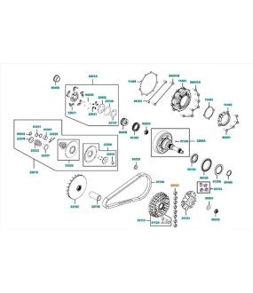 ΜΠΙΛΙΕΣ ΒΑΡΙΑΤΟΝ ΣΕΤ 8 ΤΕΜ. KYMCO 30x16 18.2gr