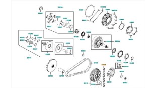 ΜΠΙΛΙΕΣ ΒΑΡΙΑΤΟΝ ΣΕΤ 8 ΤΕΜ. KYMCO 30x16 18.2gr