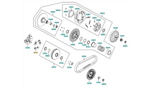 ΔΑΚΤΥΛΙΔΙΑ ΒΑΡ.(SΕΤ/6) KYMCO XCITING 400