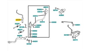 ΔΙΑΚΟΠΤΗΣ ΣΤΟΠ ΠΟΔΟΦΡΕΝΟΥ KYMCO MAXXER/MXU 250/300 ΗΛΕΚΤΡΙΚΑ