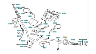 ΔΙΑΚΟΠΤΗΣ ΑΡΙΣΤΕΡΟΣ ΚΟΜΠΛΕ KYMCO MXU 250/300