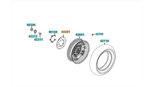 ΔΙΣΚΟΠΛΑΚΑ ΟΠΙΣΘΙΑ KYMCO LIKE 125 ΑΝΤΑΛΛΑΚΤΙΚΑ