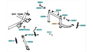ΛΑΣΤΙΧΟ ΤΕΡΜΑΤΙΣΜΟΥ ΣΤΑΝ (στρογγυλό 30mm) KYMCO