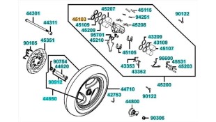 ΛΑΣΤΙΧΟ (ΤΣΙΜΟΥΧΑ) KYMCO GRAND DINK/MXU/MAXXER